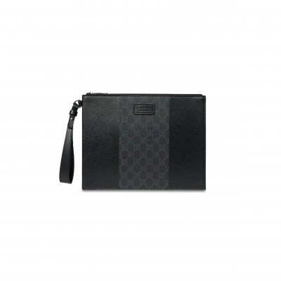 GUCCI GG SUPREME SMALL LEATHER CLUTCH 795487 (28*22*3cm)